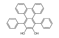 1,4-diphenyltriphenylene-2,3-diol结构式