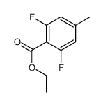 Ethyl 2,6-difluoro-4-methylbenzoate结构式