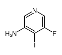5-氟-4-碘吡啶-3-胺结构式