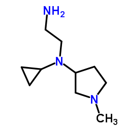 N-Cyclopropyl-N-(1-methyl-3-pyrrolidinyl)-1,2-ethanediamine Structure
