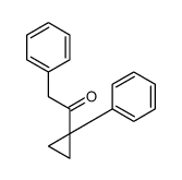 2-phenyl-1-(1-phenylcyclopropyl)ethanone Structure