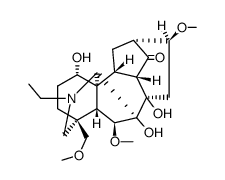 14-Dehydrodelcosine structure