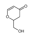 2-(hydroxymethyl)-2,3-dihydropyran-4-one Structure