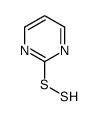 2-Pyrimidinesulfenothioic acid (9CI) Structure