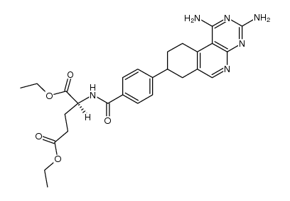 5,10-ethano-5,10-dideazaaminopterin diethyl ester结构式