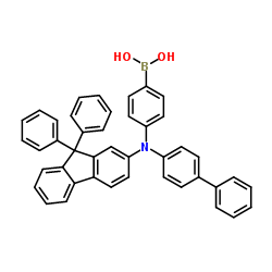 (9H-fluoren-2-amino,N-(1,1'-biphenyl)-4-yl-(4-bromophenyl)-9,9-diphenyl)9,9-Dimethylfluorene Structure