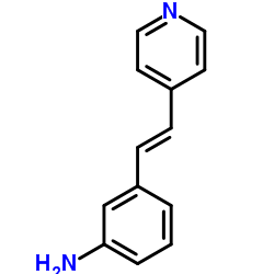 3-[(E)-2-(4-Pyridinyl)vinyl]aniline Structure