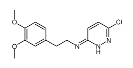 3-PYRIDAZINAMINE, 6-CHLORO-N-[2-(3,4-DIMETHOXYPHENYL)ETHYL]-结构式