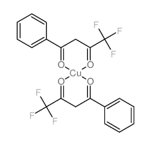 Copper,bis(4,4,4-trifluoro-1-phenyl-1,3-butanedionato-kO1,kO3)-结构式