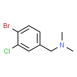 (4-Bromo-3-chlorobenzyl)dimethylamine structure