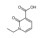 1-Ethyl-2-oxo-1,2-dihydropyridine-3-carboxylic acid结构式