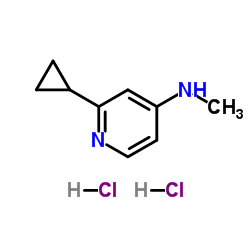 2-cyclopropyl-N-methylpyridin-4-amine dihydrochloride picture