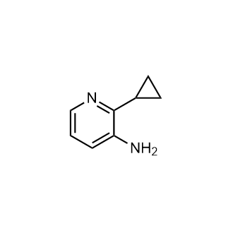 2-Cyclopropylpyridin-3-amine Structure