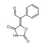 (E)-2-(2,4-dioxooxazolidin-5-ylidene)-2-phenylacetaldehyde结构式