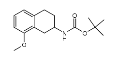 8-methoxy-2-tert-butoxycarbonylamino tetralin Structure