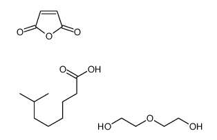 furan-2,5-dione,2-(2-hydroxyethoxy)ethanol,7-methyloctanoic acid Structure