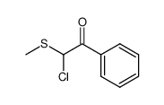 α-benzoyl-α-(methylthio)methyl chloride结构式