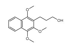3-(1,3,4-trimethoxynaphthalen-2-yl)-propan-1-ol Structure