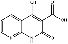 4-Hydroxy-2-oxo-1,2-dihydro-1,8-naphthyridine-3-carboxylic acid Structure