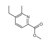 methyl 5-ethyl-6-methylpyridine-2-carboxylate Structure