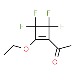 Ethanone,1-(2-ethoxy-3,3,4,4-tetrafluoro-1-cyclobuten-1-yl)-(9CI) Structure