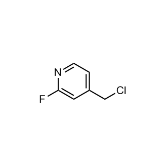 Pyridine, 4-(chloromethyl)-2-fluoro- (9CI) Structure