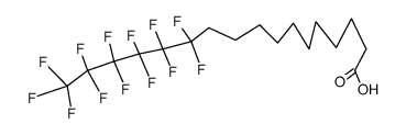 acide 12,12,13,13,14,14,15,15,16,16,17,17,17-tridecafluoroheptadecanoique Structure