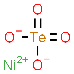 nickel tellurium tetraoxide structure