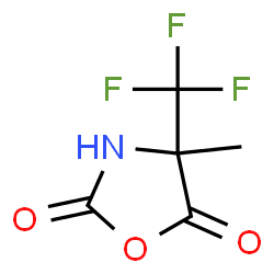 2,5-Oxazolidinedione,4-methyl-4-(trifluoromethyl)- structure
