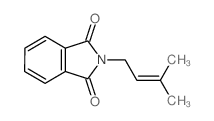 1H-Isoindole-1,3(2H)-dione,2-(3-methyl-2-buten-1-yl)- Structure