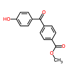 Methyl 4-(4-hydroxybenzoyl)benzoate结构式