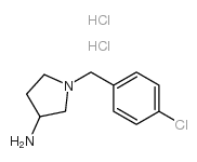 1-(4-CHLORO-BENZYL)-PYRROLIDIN-3-YLAMINE DIHYDROCHLORIDE structure