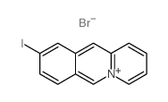 9-iodobenzo[b]quinolizin-5-ium,bromide结构式