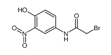 4-Bromacetamido-2-nitrophenol结构式
