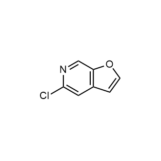 5-氯呋喃[2,3-c]吡啶结构式