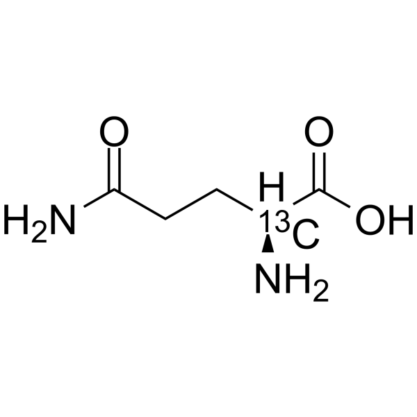L-Glutamine-2-13C Structure