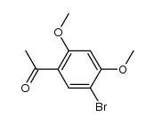 ETHANONE, 1-(5-BROMO-2,4-DIMETHOXYPHENYL)结构式