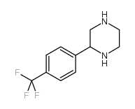 2-(4-TRIFLUOROMETHYLPHENYL)PIPERAZINE structure