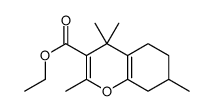 ethyl 2,4,4,7-tetramethyl-5,6,7,8-tetrahydrochromene-3-carboxylate Structure