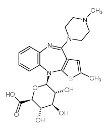 olanzapine glucuronide Structure