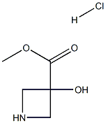 methyl 3-hydroxyazetidine-3-carboxylate hydrochloride Structure