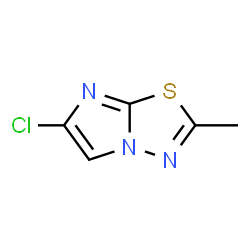 6-Chloro-2-methylimidazo[2,1-b][1,3,4]thiadiazole结构式
