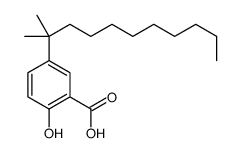 2-hydroxy-5-(2-methylundecan-2-yl)benzoic acid Structure