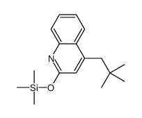 [4-(2,2-dimethylpropyl)quinolin-2-yl]oxy-trimethylsilane结构式