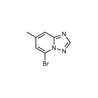 5-溴-7-甲基[1,2,4]三唑[1,5-a]吡啶结构式