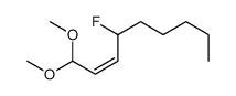 4-fluoro-1,1-dimethoxynon-2-ene Structure