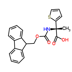 Fmoc-β-(2-thienyl)-D-alanine Structure