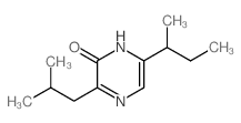 6-butan-2-yl-3-(2-methylpropyl)-1H-pyrazin-2-one结构式
