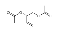 (S)-di-O-acetyl-3-butene-1,2-diol Structure