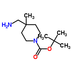 1-Boc-4-(Aminomethyl)-4-methylpiperidine Structure